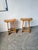 Japanese Style Pine Stools, Scandinavia, 1950s, Set of 2 For Sale - Image 8 of 18