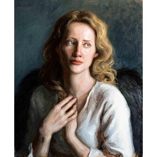 Marco Fariello, Sophia, 2010s, Oil Painting on Canvas For Sale