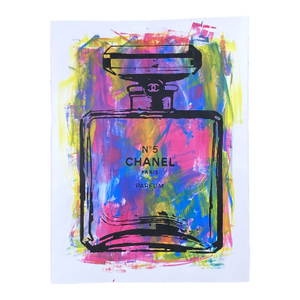 Original Chanel Pop Art Mixed Media Painting