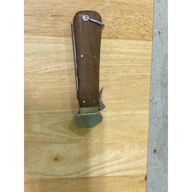 1930s Original German Wwii Luftwaffe Gravity KnifePaul Weyersberg & Co. Of Solingen For Sale - Image 4 of 14