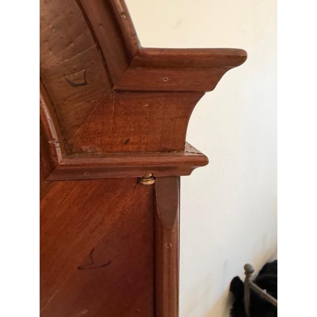 1970s 1970s Walnut Veneer Wall Curio For Sale - Image 5 of 7