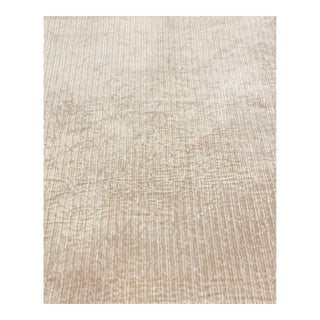 Kravet Couture 33569.1116 Chinchilla Lux Pearl - Modern White and Champagne Striped Velvet Designer Fabric - 2 Yards For Sale