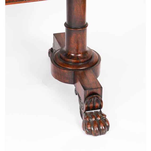 Antique William IV Gonçalo Alves Desk, 1800s For Sale - Image 14 of 18