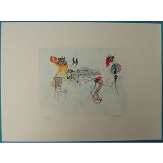 François Boucheix, The Surrealist Carnival, Lithograph For Sale