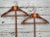 Pair of Mid 20th Century Mod Fratelli Reguitti Italian Dovetail Wooden Hanger W Pole For Sale - Image 6 of 12
