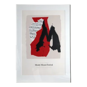 Lincoln Center Mostly Mozart, 25th Anniversary, Robert Motherwell Lithograph