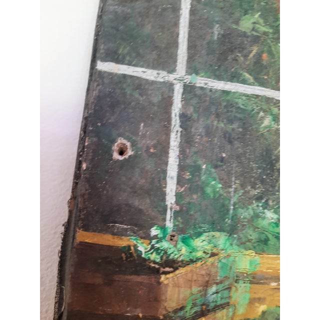 Mid Century Latino Mexico Market Painting For Sale - Image 12 of 16