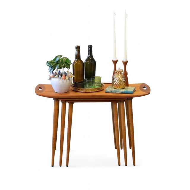 Teak Nesting Tables by Jens Harald Quistgaard, 1960s, Set of 3 For Sale - Image 10 of 18