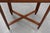 1920s Art Deco French Side Table with Fluted Legs, Carved Frieze and X-Stretcher, 1920s For Sale - Image 5 of 13