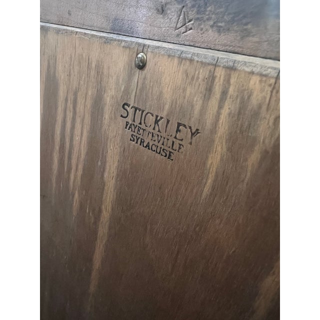 L. & J.G. Stickley, Inc. 1940s Stickley Solid Cherry Chest of Drawers Dresser For Sale - Image 4 of 8