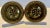 Traditional Pair of Antique Brass Curtain Tiebacks For Sale - Image 3 of 7