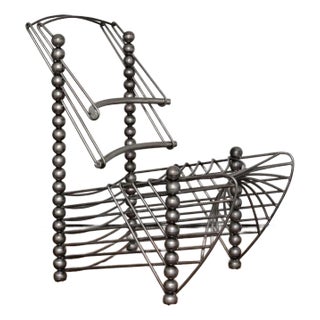 Joseph Dieppa of Dieppa Design Futuristic Brutalist Modular Lounge Chair For Sale