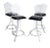 Hill Manufacturers Lucite & Chrome Swivel Bar Stools Mid-Century Modern - Set of 4 For Sale