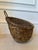 French Vintage French Mid-Century Woven Rattan Wall Basket For Sale - Image 3 of 12