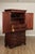 Henkel Harris Mahogany Bombe Armoire Cabinet For Sale - Image 10 of 12