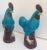 Turquoise Chinese Turquoise Porcelain Roosters - A Pair For Sale - Image 8 of 9
