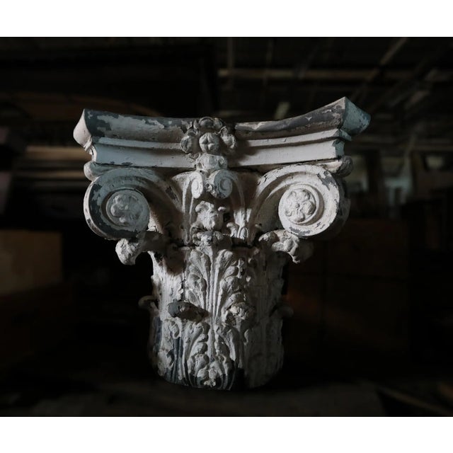 Column Capital Antique Zinc For Sale - Image 9 of 11