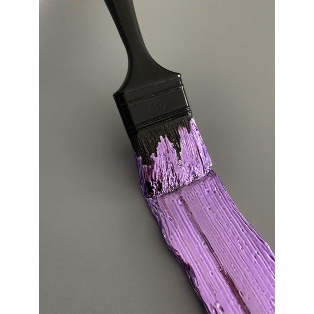 Contemporary Santicri, Violet Brush, 2025, Resin For Sale - Image 3 of 4