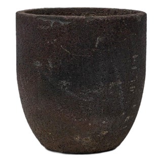 19th Century France Red Concrete Planter For Sale