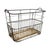 Gray Vintage French Metal Bakery Cart Long Industrial Bread Trolley Rolling Laundry Basket, 1920s For Sale - Image 8 of 8