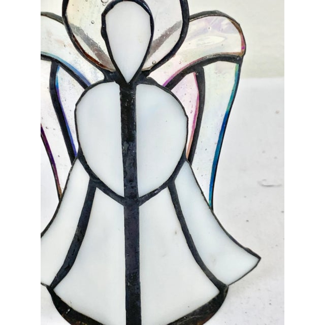 Stained Glass Angel Tea Light Candle Holder Chairish
