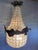 Charcoal 1960s French Louis XVI Charcoal Bronze Chandelier For Sale - Image 8 of 17