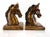 1960s Equestrian Horse Bust Bookends With Antiqued Bronze Finish, a Pair For Sale In Little Rock - Image 6 of 11