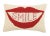Contemporary Smile Hook Pillow, 8" x 12" For Sale - Image 3 of 3
