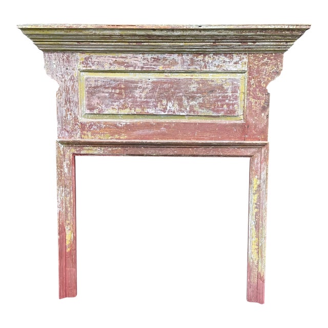 Late 18th Century American Pine Mantel For Sale