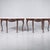 Italian French Louis XV Style Carved Mahogany & Marble Top Demilune Console Tables - Pair For Sale - Image 4 of 8