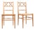 Natural Chiara Dining Chairs by Ceraudo, Set of 2 For Sale