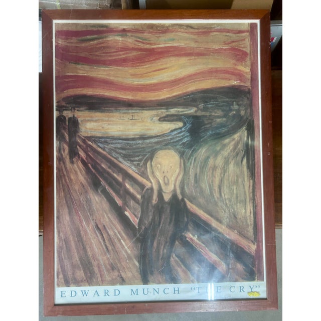 Original Framed Poster Edward Munch “The Cry” For Sale - Image 9 of 9
