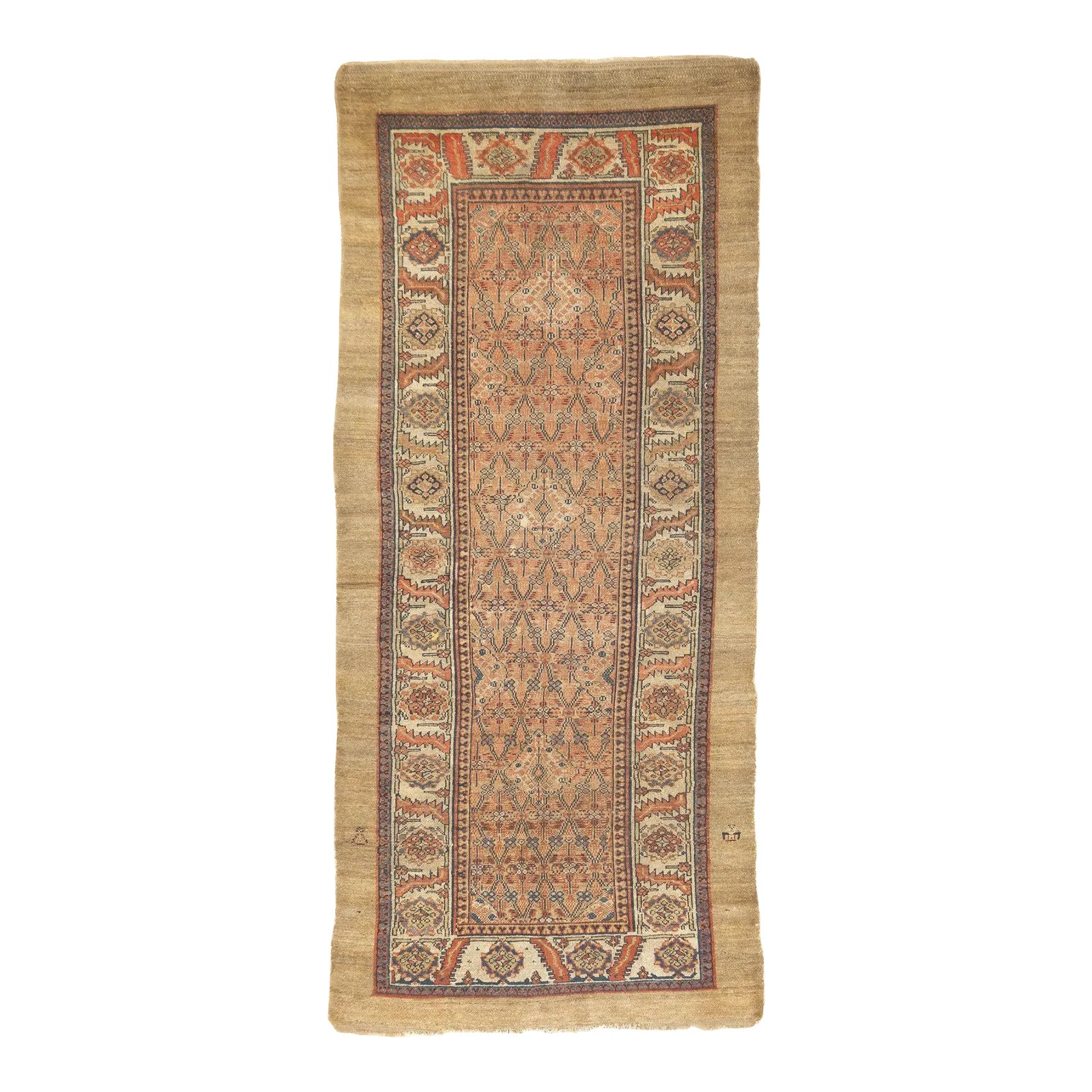 Antique Persian Sarab Rug 4'1'' X 9'3'' | Chairish