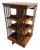 Antique Oak Revolving Bookcase For Sale