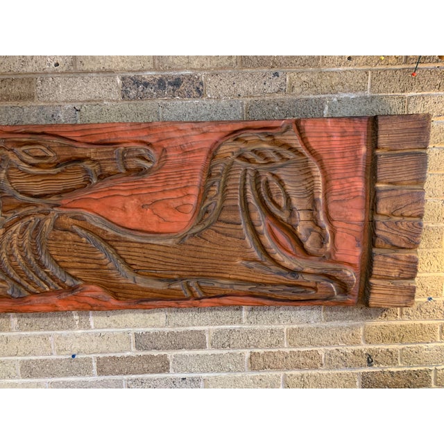 Mid Century Modern Witco Horse Relief Wall Art Chairish