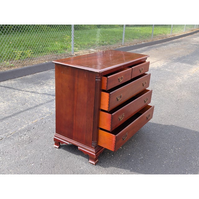 Mid-Century Modern Vintage Kling by Ethan Allen Solid Mahogany Dresser For Sale - Image 3 of 13