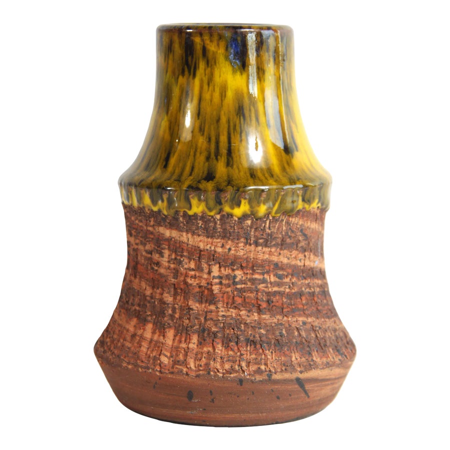 Mid Century Modern Ernst of Denmark Art Pottery Vase | Chairish