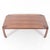 Rare Japanese coffee table produced by Tendo Mokko. Two exotic woods were used to create this table, resulting in two...