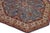 Shabby Chic Bohemian Kazak Blue/Ivory Wool Octagon Rug- 7'8'' X 7'9'' For Sale - Image 3 of 10