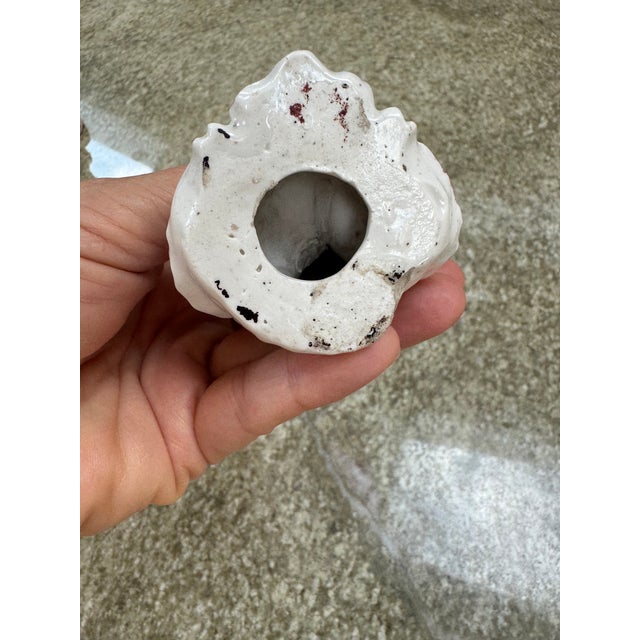 Pink Mid 20th Century Porcelain Figure of a Boy For Sale - Image 8 of 8