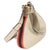 Contemporary Beige Smooth Calfskin Web Small Attache Shoulder Bag For Sale - Image 3 of 9