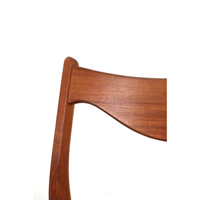 Brown Danish GS60 Chairs in Teak and Paper Cord by Arne Wahl Iversen for Glyngøre Stolefabrik, 1970s, Set of 6 For Sale - Image 8 of 18