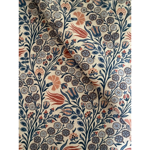 Arts & Crafts The House of Liberty / Liberty London Fabrics Print Berry Vine Colour Lapis 6 Yards For Sale - Image 3 of 5