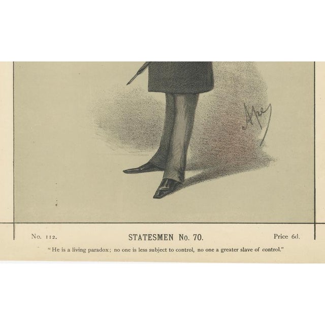 Title: Victorian Statesman with Top Hat – Vanity Fair Statesmen Series, 1870 : Published December 24, 1870, this original...