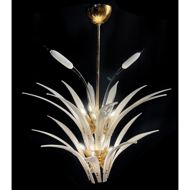 Vintage Chandelier by Vistosi Palms, 1970 For Sale - Image 14 of 16