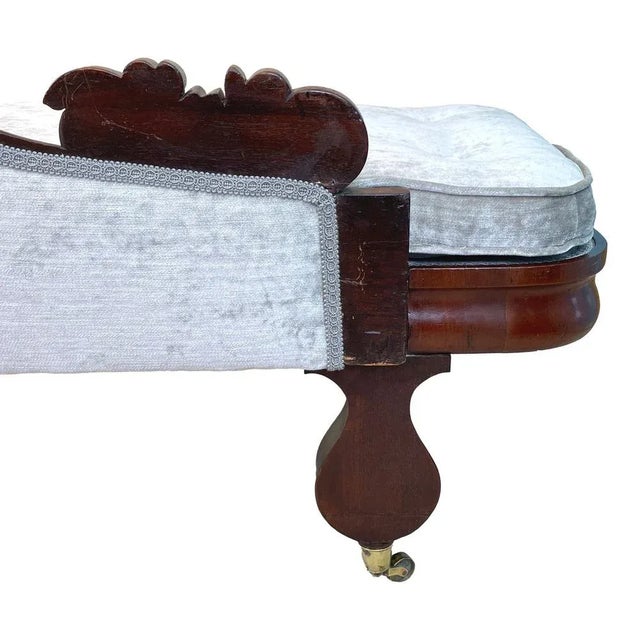 Regency Mahogany Chaise Longue, 1820 For Sale - Image 4 of 12