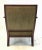 Mid-Century Modern Style Olive Green Chennile Lounge Chair For Sale - Image 4 of 5