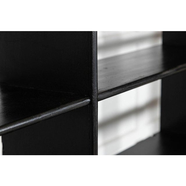 19th Century English Pine Ebonised Haberdashery Display Bookcase, 1890 For Sale - Image 14 of 17