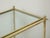 Vintage Brass and Chrome Glass-Top Console Table For Sale In New York - Image 6 of 11