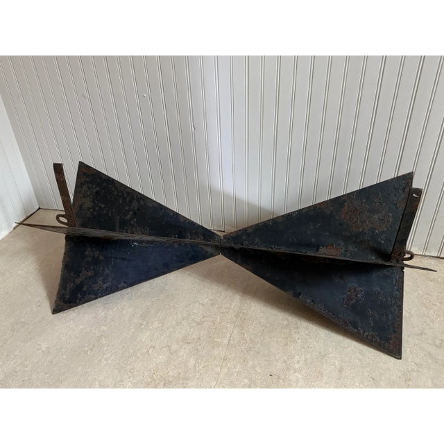 Add a bold touch of authentic maritime history to your space with this rare, one-of-a-kind homemade day signal (or "day...